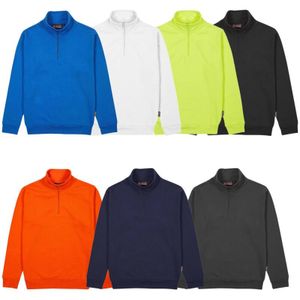 Tautra Arbeits-Sweatshirt mit halbem Reißverschluss - m - Grau - U-power