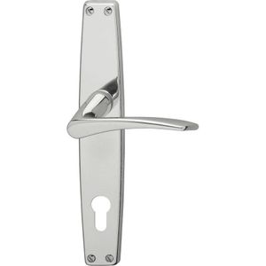 Türbeschlag wg 1000 Favorit Türgriff für Innentür auf Schild pz 88 Aluminium poliert