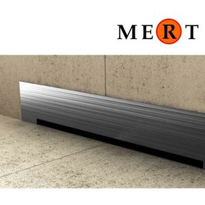MERT OPT Duschrinne/Wandablauf 800mm, Edelstahlabdeckung gebürstet