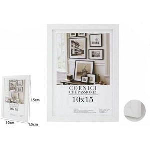 Trade Shop Traesio - Trade Shop - 10 x 15 cm weiss 63145 fotorahmen fotoleinwand poster leinwand 10 x 15 cm -