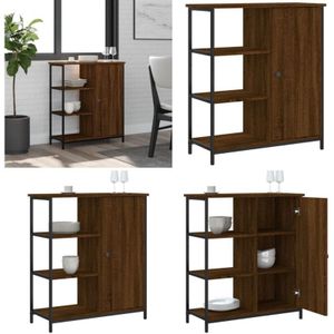 Vidaxl - Sideboard Braun Eichen-Optik 70x30x80 cm Holzwerkstoff - Schreibtisch - Wohnzimmermöbel - Sideboard - Eiche Optik - Holzmöbel - Home & Living
