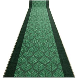 Rugsx - Läufer rutschfest liście Blätter, gummi grün 120cm green 120x500 cm