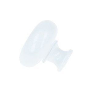 Möbelknopf Schrankknopf Knopf Türknopf Türgriff massives Metall Höhe 27mm Weiß