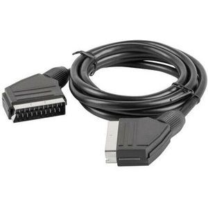 Lanberg - euroconnector-kabel CA-EUEU-10CC-0018-BK scart-stecker/scart-stecker 1,8 meter