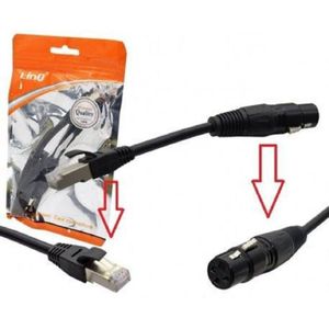 Trade Shop - audio adapter kabel xlr weiblich auf RJ45 männlich lan 15 cm KL-9236 -