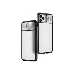 Cofi 1453 - 360° Magnet Full Slim Metall Case Handyhülle Handyschale mit Panzerglas Vorderseite und Rückseite + Kameraschutz Cover kompatibel mit