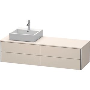 Duravit - XSquare Waschtischunterbau wandhängend 160,0 x 54,8 cm, 4