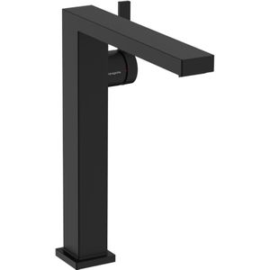 Hansgrohe Tecturis E - Waschtischarmatur mit Push-Open-Ablaufgarnitur, CoolStart, EcoSmart, schwarz matt 73073670