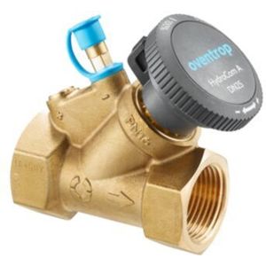 Oventrop - HydroCom Strangabsperrventil 1062726 dn 20, Rp 3/4, pn 16, beiderseits Innengewinde, Messing