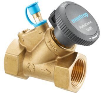 Oventrop - HydroCom Strangabsperrventil 1062726 dn 20, Rp 3/4, pn 16, beiderseits Innengewinde, Messing