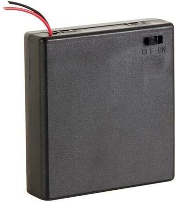 Velleman BH341BSAA Batteriehalter 4x Mignon (aa) Kabel (l x b x h) 70 x 65 x 19 mm