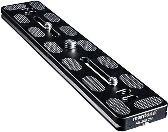 Mantona - Arca Swiss - Schnellspannschuh (200 mm), Schwarz
