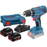 Bosch - Akku-Bohrschrauber gsr 18V-21 / 2x 4,0 Ah Akku + Ladegerät in L-Case