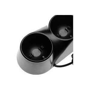Vhbw - Dual-Ladestation kompatibel mit Sony PlayStation 4 vr Move Motion Controller - Netzteil, Halterung, Ladegerät, Schwarz