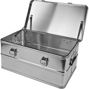 Aluminium Transport Box Werkzeugkiste 45L mit 2 Griffen Aufbewahrungskiste