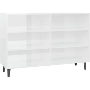 Vidaxl - Sideboard Hochglanz-Weiß 103,5x35x70 cm Holzwerkstoff