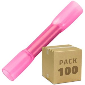 100-Pack Schrumpfschlauch bht 1,25 Rot
