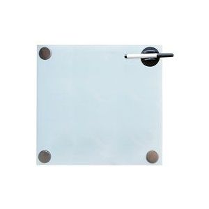 45x50CM Glasmagnettafel Weiß Magnetboard Memoboard Wandtafel Pinnwand Glastafel