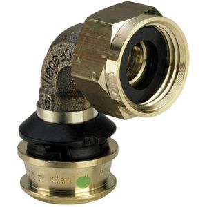 Winkelverschraubung mit sc Raxofix 5355 in 16mm x G1/2 Siliziumbronze - Viega