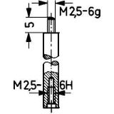 Verlängerungsstück für Messeinsatz 60mm Käfer