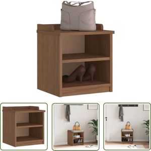 VidaXL Flurbank sandnes 45x40x50 cm Massivholz Kiefer