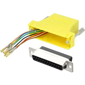 DA25-SMJ8-K-Y-RC d-sub Adapter D-SUB-Buchse 25pol. - RJ45-Buchse 8p8c 1 St. - Encitech