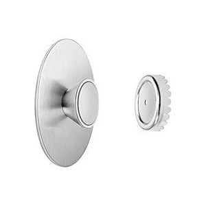 Set mit 1 magnetischen Seifenschalen mit Saugnäpfen, konzipiert für die Verwendung ohne Bohren. Diese magnetischen Seifenschalen eignen sich für