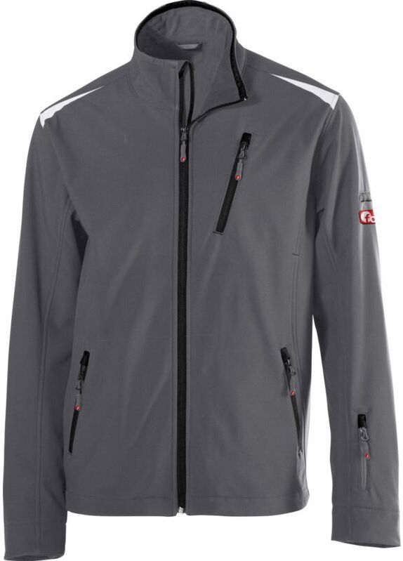 Herren Jacke 24, d-grau/schwarz, Gr.M - Fortis