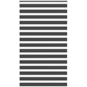Torana - Zebrarollo Schwarz 120x200 cm Stoffbreite 115,9 cm Polyester