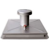 Hailo Professional - Hailo Schachtabdeckung HS1 Edelstahl 2mm tagwasserdicht mit Entlüftung 600x600mm
