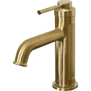 Essebagno - Art Deco Niedriger Waschtischmischer Gold gebürstet
