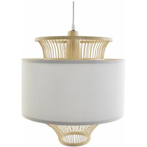 Deckenleuchte dkdhomedecor white polyester bamboo (40 x 40 x 52 cm)
