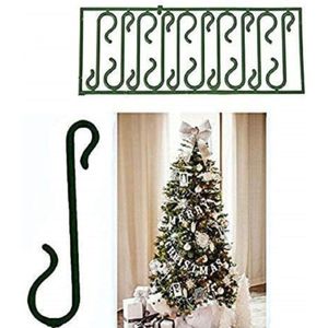 Trade Shop Traesio - Trade Shop - 400 ganci verdi per appendere palline decorazioni natalizie albero natale gancetti -