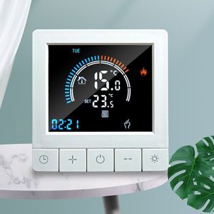 Programmierbarer digitaler Thermostat mit Kindersicherung LCD-Display NTC-Sensor Warmwasserbereitung Fußboden Fußbodentemperaturregler Intelligenter