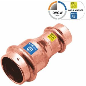 Sanpro - Fittings - Pressfitting Reduzierung - Reduzierstück, Größe v 22 - Abgang v 15