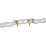 Mepla Anschlusswinkel 602780005 ø 20mmxRp 1/2x52mm, Rotguss, 90Grad, zweifach, vormontiert - Geberit