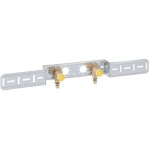 Mepla Anschlusswinkel 602780005 ø 20mmxRp 1/2x52mm, Rotguss, 90Grad, zweifach, vormontiert - Geberit