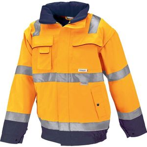 Format - Warnschutzjacke Comfort orange/marine, Gr. xl