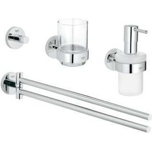 Grohe - Essentials - Badaccessoires-Set 4 in 1, verchromt 40846001