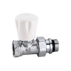 Manuelles Heizkörperventil mit 1/2' geraden Anschlüssen Caleffi 412402 1/2'