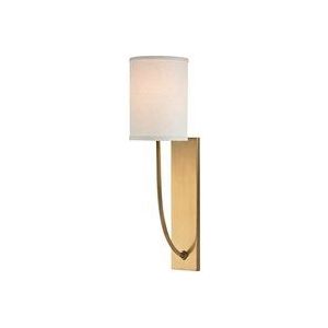 Hudson Valley Lighting - Colton 1 Wandleuchte Messing, Leinen