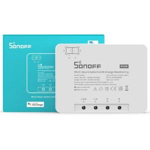 Trade Shop - wifi smart meter schalter mit energieüberwachung alexa sonoff POWR3 -