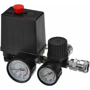SNQ - 220 v 0–180 psi Luftkompressor-Druckschalter, Steuerventil, Regler, Messgeräte mit Schnellanschluss (220 v) –