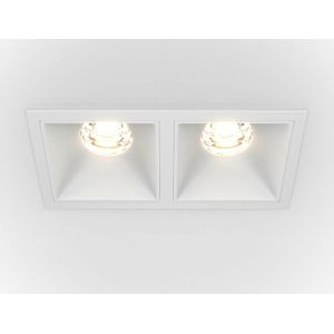 Maytoni - Alfa led Twin dimmbares Einbau-Downlight Weiß, 1000lm, 3000K