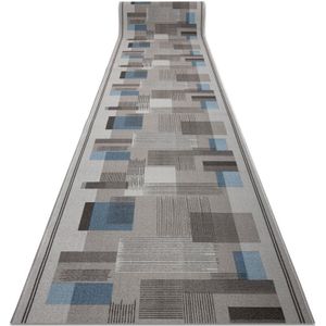 Läufer Antirutsch listra Geometrisch, rutschfest grau 67cm grey 67x390 cm