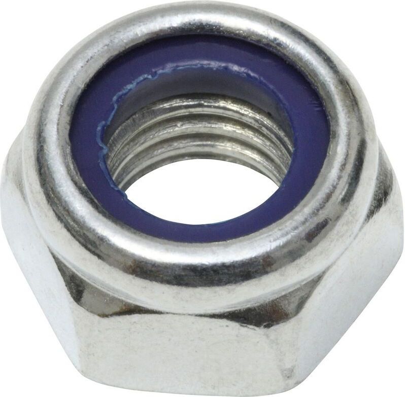 368 6 25 Stoppmuttern M6 din 985 Stahl verzinkt 100 St. - SWG