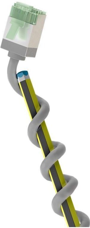 Ultraflexibles cat 8.1 Patchkabel, slim, u/ftp, grau, extrakurze Stecker, 99,9 % sauerstofffreier Kupferleiter (ofc), lszh, TPE-Mantel, awg 32.