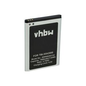 Vhbw - Akku Ersatz für TP-Link TBL55A2000, TBL-55A1800 für Router Modem Hotspots (1900 mAh, 3,7 v, Li-Polymer)