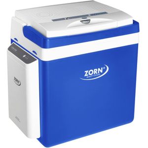 PCE - zorn Cooler z 26 lne 7,8 Ah Akku-Kühlbox eek: e (a - g) Thermoelektrisch 12 v, 230 v dc/ac Blau-Weiß