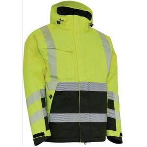 Elka Rainwear - Warnschutz-Winterjacke visible xtreme Größe xl warngelb/schwarz